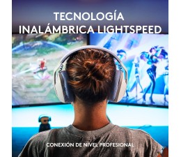 Auriculares Gaming Logitech G435 LIGHTSPEED Wireless Inalambrico 2.4GHz - Blanco/Azul