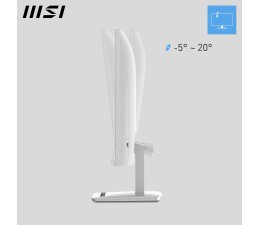 Monitor MSI Pro 27" LED MP273W IPS FHD HDMI D-Sub 144Hz 1ms con Altavoz - Blanco