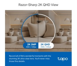 Camara IP Wifi Videovigilancia Webcam 2K QHD TP-Link TAPO TC72