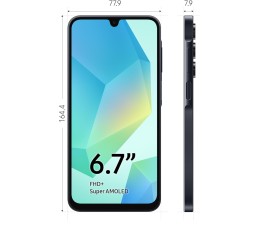 Smartphone Samsung A16 SM-A165FZKAATS 4GB 128GB - Negro