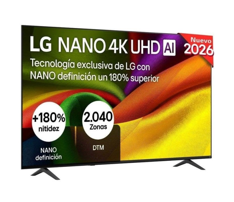 Televisor LG 75" 75NU8E0B3LA UHD Nano A7 WebOS26 HDR10PR