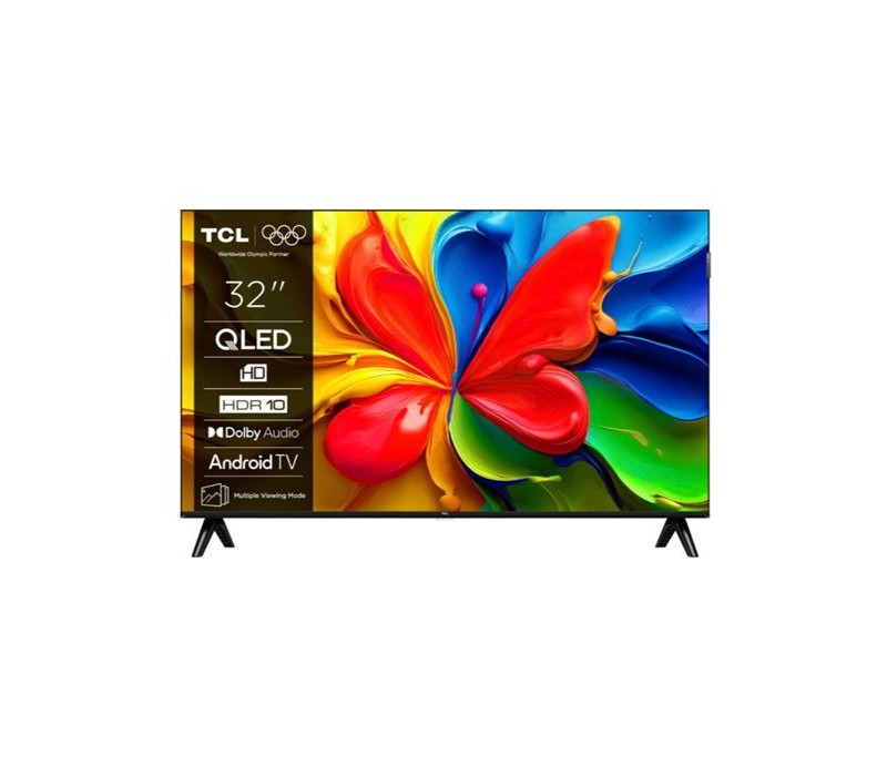 Televisor TCL 32" 32S4K HD QLED Android TV