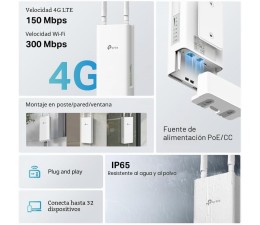 Router Wifi Exterior TP-Link 4G TL-MR100 Outdoor
