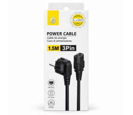Cable Alimentacion CPU AU301 1.5m Negro