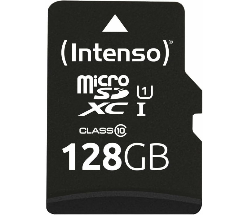 Memoria MicroSD Intenso 128GB UHS-I CL10  con Adaptador