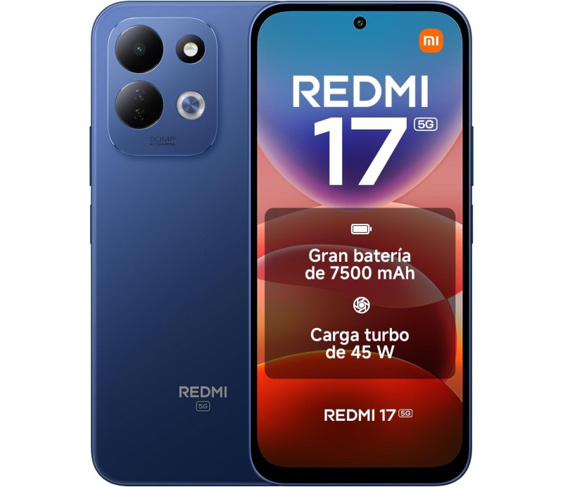 Smartphone Xiaomi Redmi 17 4GB 256GB 5G - Azul