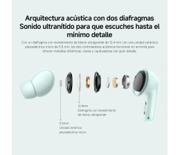Auriculares BT TWS Xiaomi Redmi Buds 6 BHR9251GL Negro