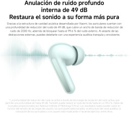Auriculares BT TWS Xiaomi Redmi Buds 6 BHR9251GL Negro