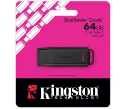 Pendrive Memoria USB 3.2 Kingston DataTraveler Exodia 64GB DTXG2/64gb Negro