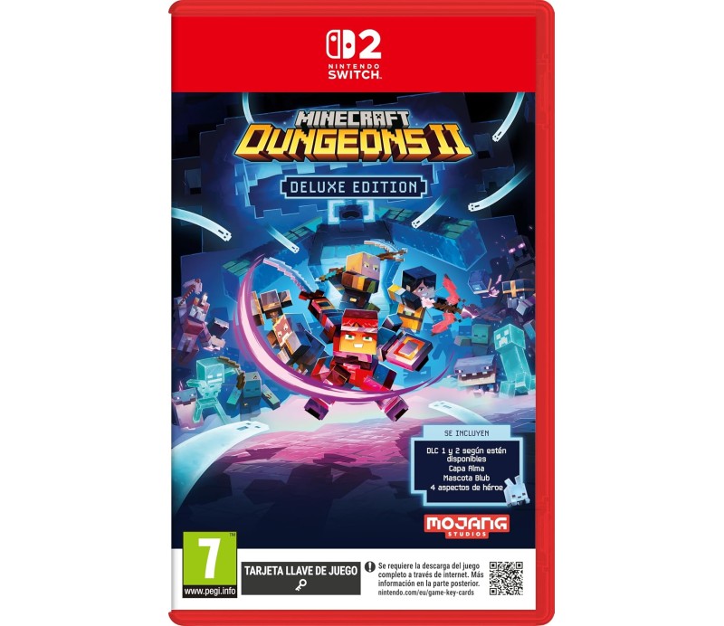 Juego Switch 2 Nintendo Minecraft Dungeons II Deluxe Edicion