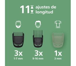 Afeitadora Corporal Philips MG5921/15 10 en 1