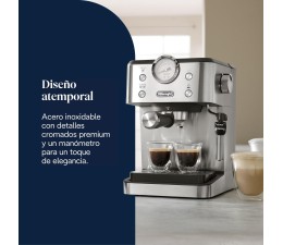 Cafeteria DeLonghi EM450M Expresso Manometro Inox