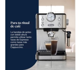 Cafeteria DeLonghi EM450M Expresso Manometro Inox