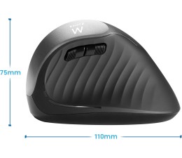 Raton Ergonomico Inalambrico Ewent EW3229 Gris