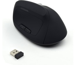 Raton Vertical Ergonomico Inalambrico Ewent EW3158 USB 1600DPI Negro