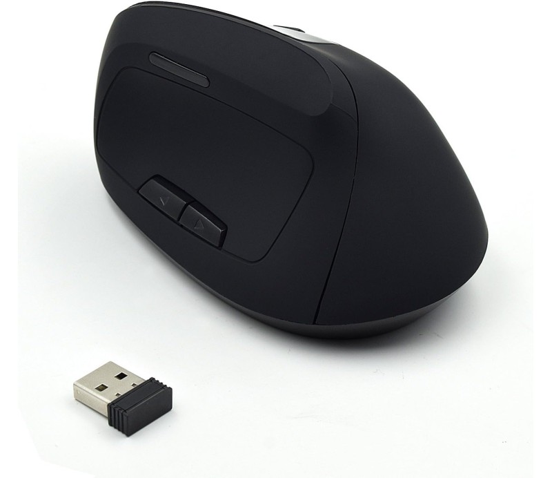Raton Vertical Ergonomico Inalambrico Ewent EW3158 USB 1600DPI Negro