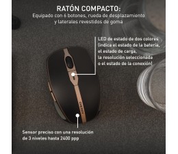 Teclado + Raton Cherry Inalambrico DW9100 Slim JD-9100ES-2  Negro