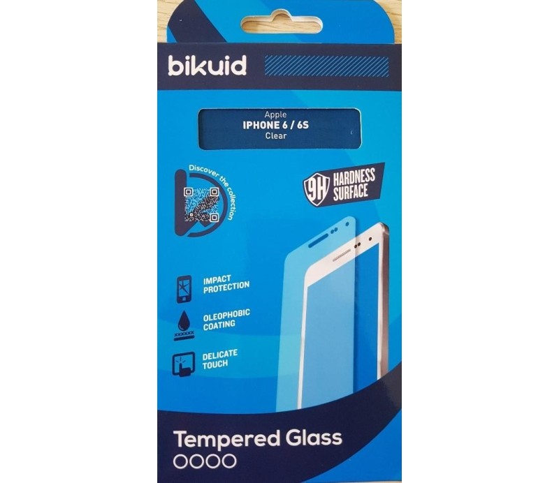 Protector Pantalla cristal Templado Bikuid Apple iPhone 6/6s