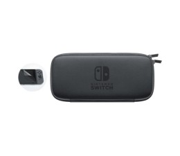 Funda Oficial Consola Nintendo Switch + Protector de Pantalla - Negro 10004243