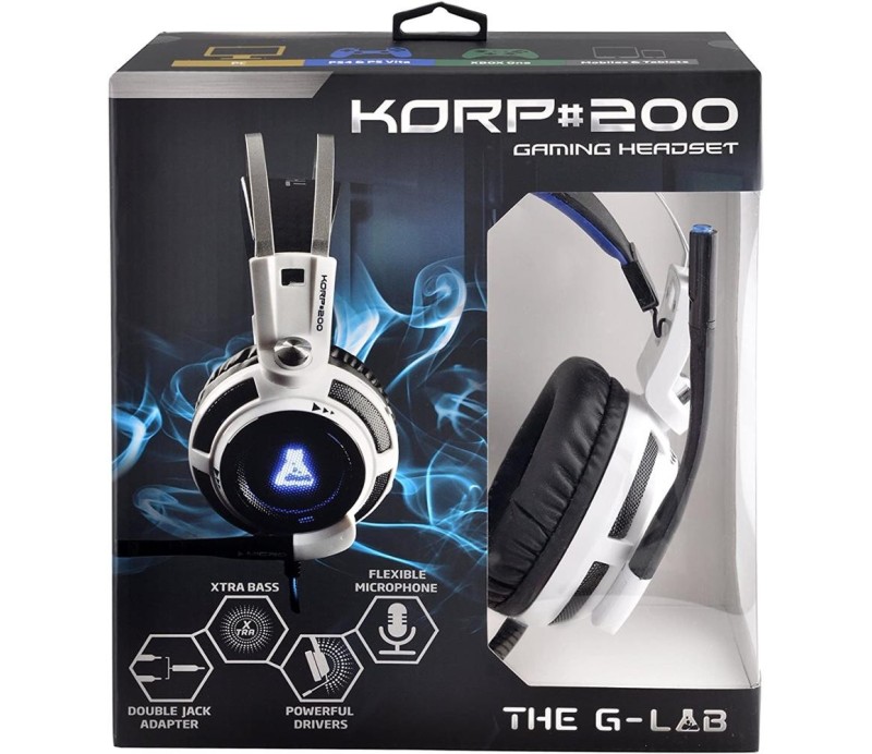 Auriculares Korp 200 Gaming Headset - PC/PS4/XBOX - Gris