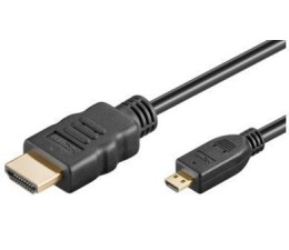 Cable microHDMI-M a HDMI-M 1m Goobay 31940