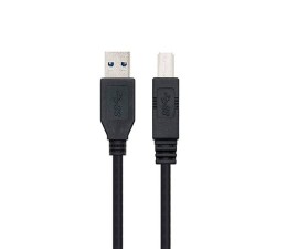 Cable USB(A) 3.0 a USB(B) 3.0 2m Nanocable 10.01.0802/BK