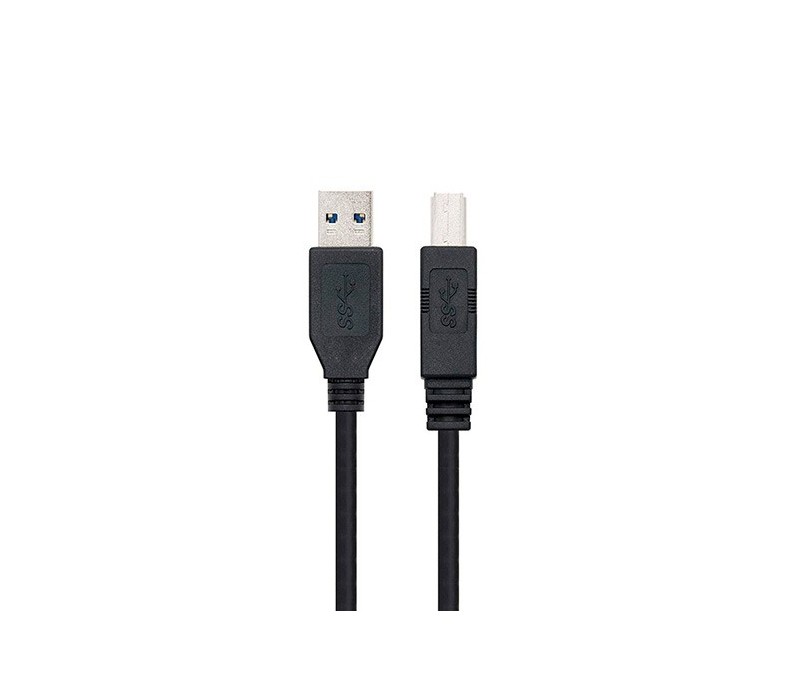 Cable USB(A) 3.0 a USB(B) 3.0 2m Nanocable 10.01.0802/BK