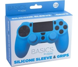 Funda FRTEC Silicona + Grips para Mando Dualshock PS4 - Azul FT0007