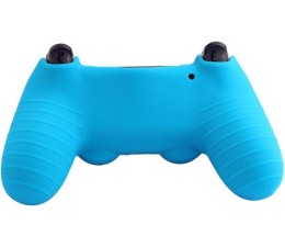 Funda FRTEC Silicona + Grips para Mando Dualshock PS4 - Azul FT0007